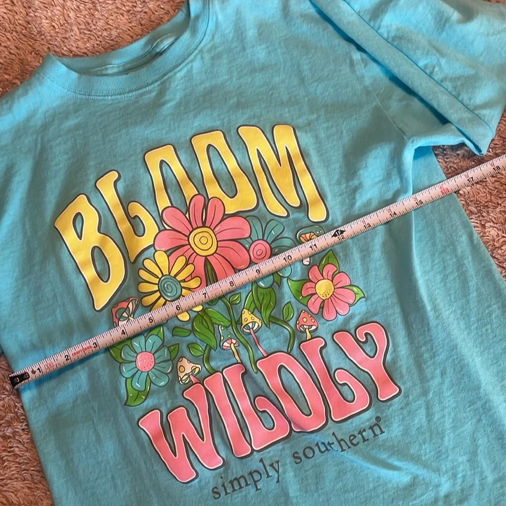 🔥$4/$20 SIMPLY SOUTHERN Girls Long Sleeve T Shirt - size Medium - Picture 6 of 9